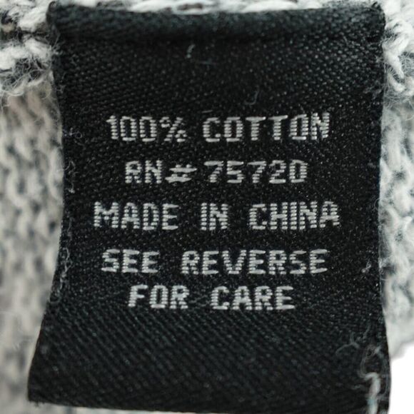 JB Holt Gray Half-Zip Cotton Men’s Sweater Size Large - Picture 14 of 14